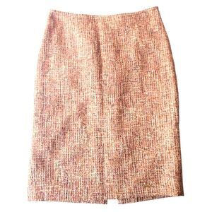 Kensol -1933 NWOT Pink Tweed Pencil Skirt Women's Small‎